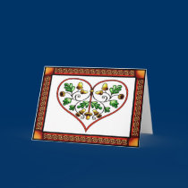 Oakleaf Heart Card by talkingfox Oakleaf Heart Card