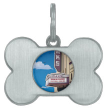 Oaks Theater on Solano Avenue in Berkeley, CA Pet Name Tag