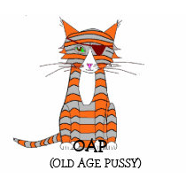 OAP, (OLD AGE PUSSY) t-shirts