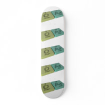 Oar as O Oxygen and Ar Argon Skate Board