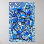 Oars and Rudders (Blue) posters