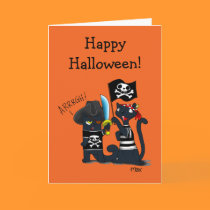 OATpirateORANGE, Happy Halloween! cards