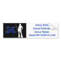 OB Cues Ladies 9-Ball Tour Bumper Sticker bumper stickers