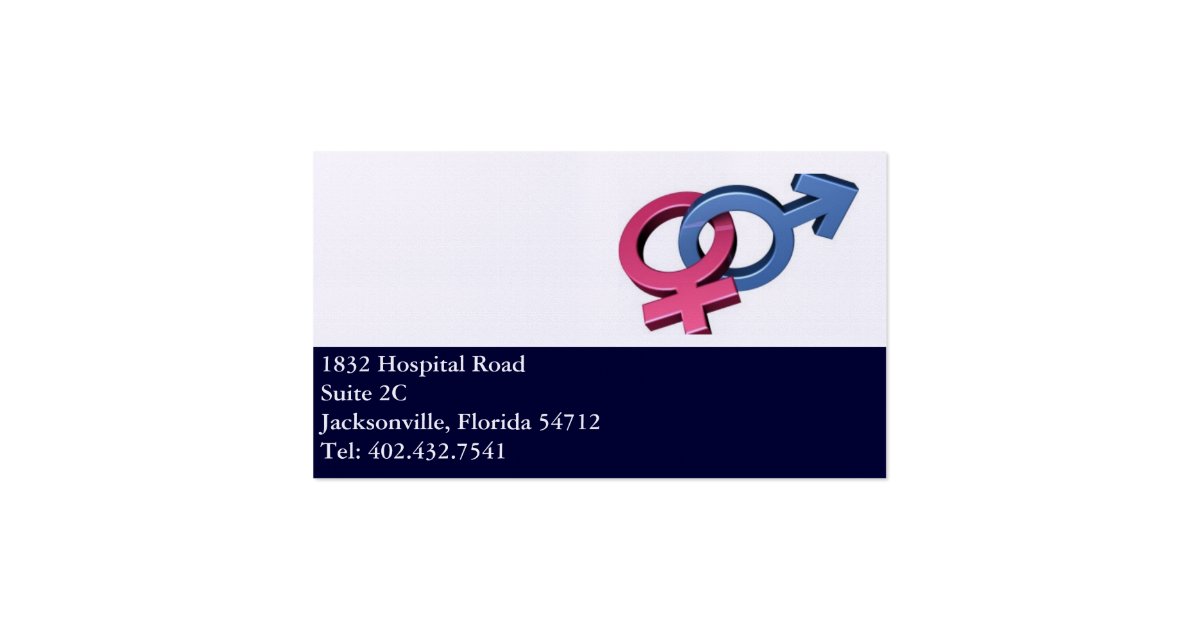 OBGYN Business Card Sample Zazzle