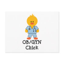 OB/GYN Chick Postcard by MedicalTeesGifts OB/GYN Chick Postcard