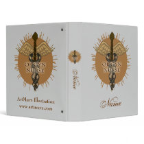 OB Gyn Nurse Caduceus binders