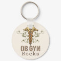 OB GYN Rocks Key Chain keychains