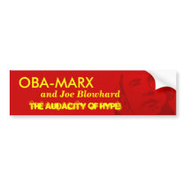 OBA-MARX and Joe Blowhard Bumper Stickers