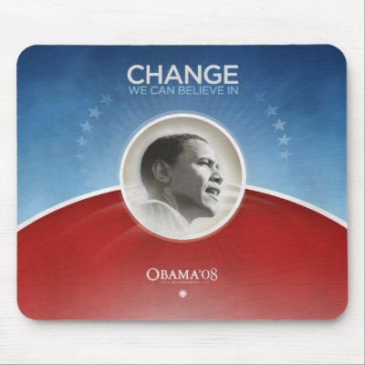 Obama'08-0003 Mousepad