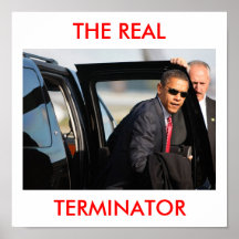 obama20_16857033, THE REAL, TERMINATOR Print