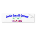 OBAMA3 bumper stickers