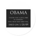 Obama3 stickers by HotTopicsTshirts Obama3 stickers