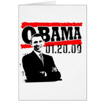 Obama 01.20.09 greeting cards