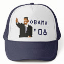Obama '08-Bit Hat by abeyer Obama '08-Bit Hat