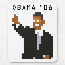 Obama '08-Bit Mousepad