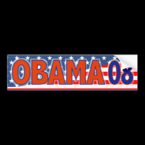 OBAMA 08 bumper stickers