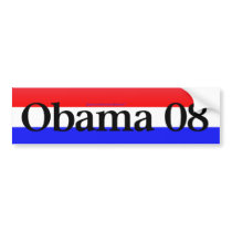 Obama 08 bumper sticker