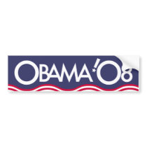 OBAMA '08 bumper stickers