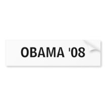 OBAMA '08 Bumper Sticker bumper stickers