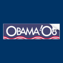 OBAMA '08 bumper stickers