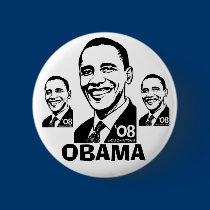 Obama '08  Button  buttons