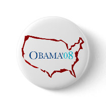 Obama 08 Button by bigfigdesign Obama 08 Button
