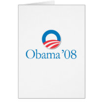 Obama '08 greeting card