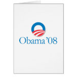 Obama '08 greeting card