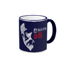 Obama 08 coffee mug