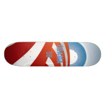 Obama '08 custom skateboard