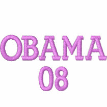 OBAMA 08 Embroidered embroidered shirts