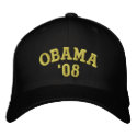 OBAMA '08 embroidered hats by HellzYes OBAMA '08 embroidered hats