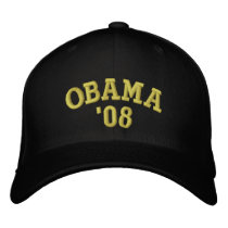 OBAMA '08 embroidered hats by HellzYes OBAMA '08 embroidered hats