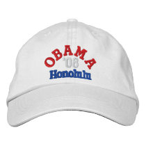 Obama '08 Honolulu Hat embroidered hats