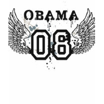 Obama 08 Lady's Vintage Angel sweat shirt by renia_rodriguez Obama 08 Lady's Vintage Angel sweat shirt