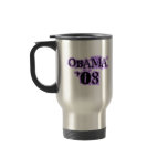 Obama 08 Lilac Edge Mug