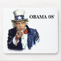 OBAMA 08' mousepads by cjdwyer17 OBAMA 08' mousepads