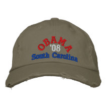 Obama '08 South Carolina Hat embroidered hats