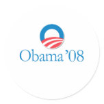 Obama '08 stickers