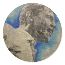 Obama '08 round sticker