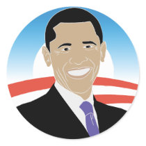 Obama '08 Sticker stickers