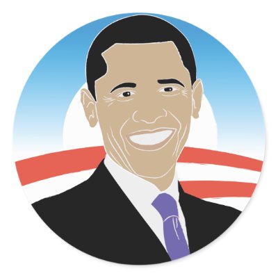 Obama '08 Sticker by ast108