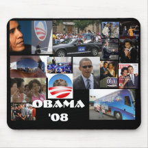 OBAMA '08 TAPETES DE RATONES