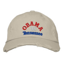 Obama '08 Tennessee Hat embroidered hats by i_love_obama Obama '08 Tennessee Hat embroidered hats