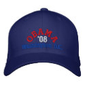 Obama '08 Washington D.C. Hat embroidered hats by i_love_obama Obama '08 Washington D.C. Hat embroidered hats