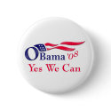 Obama 08 Yes We Can Button by voteforobama Obama 08 Yes We Can Button
