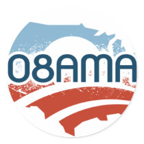 Obama 08AMA Sticker