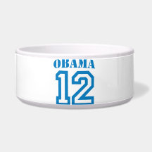 OBAMA 12 JERSEY BLUE -.png Dog Water Bowls
