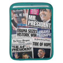Obama 2008/2012 Front Pages iPad Sleeve