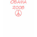 Obama 2008 Blue Pink T-shirt by reddaisydesigns Obama 2008 Blue Pink T-shirt